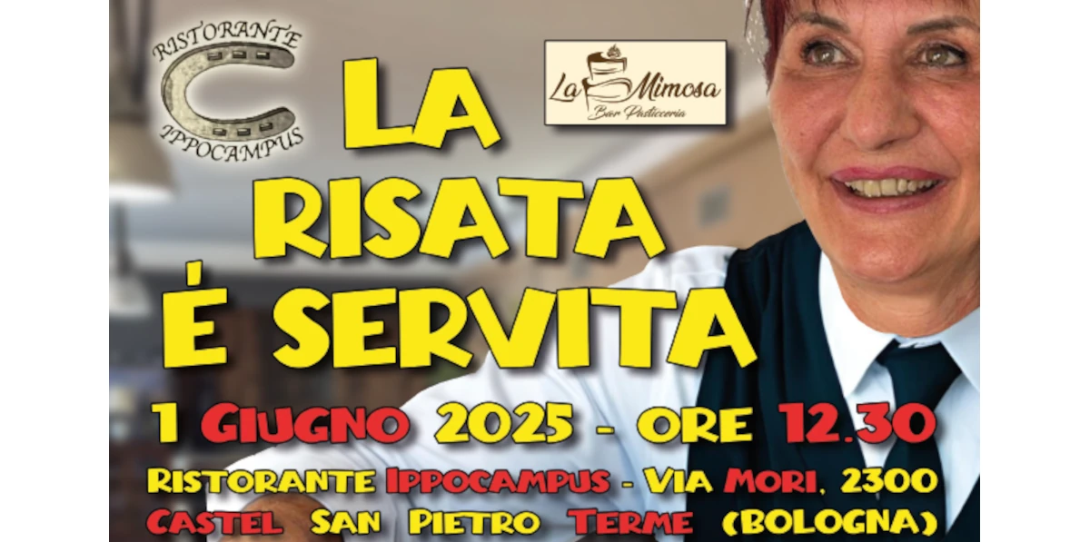 La Risata è Servita: pranzo con spettacolo comico